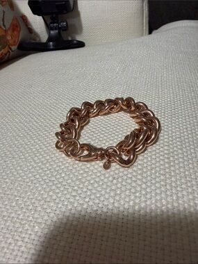 Milor Rose Gold Thick Link Bracelet